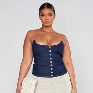 PLT Plus Size Corset Top
